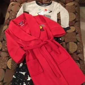 Oshkosh Robe and Carter's Pajamas